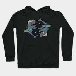 Fish and peace Hoodie